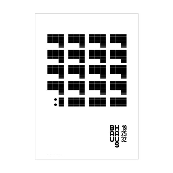 BAUHAUS . PRELLERHAUS . Print A3 . edited by muse