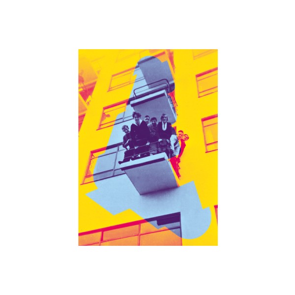 Postkarte Din A6 . BALKON . Bauhaus Dessau 100 . edited by muse