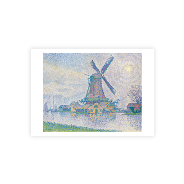 Postkarte Din A6 . SIGNAC . MÜHLE VON EDAM . edited by muse