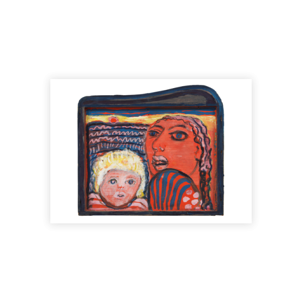 Postkarte Din A6 . ANNEMIRL BAUER . OHNE TITEL . edited by muse