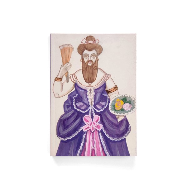 Notizbuch Din A6 . BEARDED LADY . edited by muse