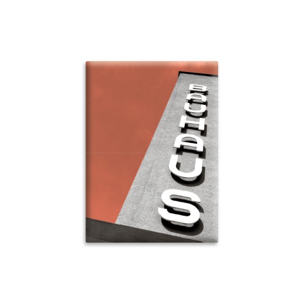 Magnet . BAUHAUS . SCHRIFTZUG PERSPEKTIVE ROT . edited by muse