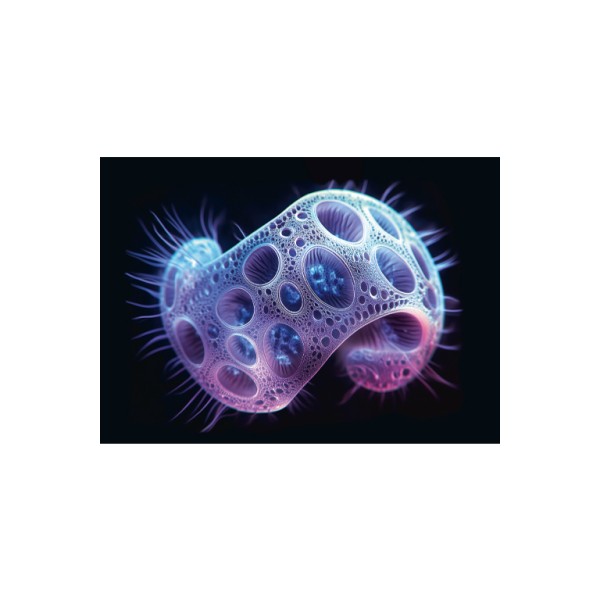 Postkarte Din A6 . DIGITAL BY NATURE . DIGITAL ABYSSES AI II . GLOSSY . edited by muse