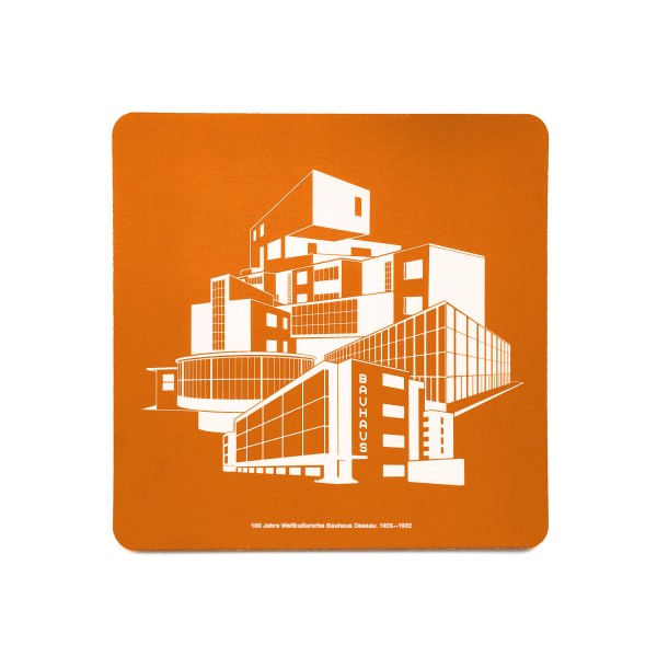 BAUHAUSSTADT . Mousepad . Cluster . orange . edited by muse