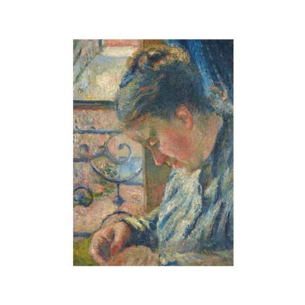 Print A4 . PISSARRO . JULIE NÄHT AM FENSTER . edited by muse