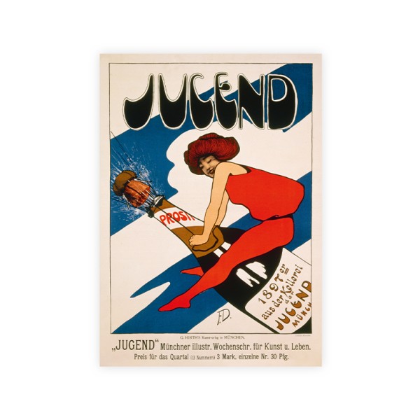 Print A4 . JUGENDSTIL . JUGEND SEKT . edited by muse