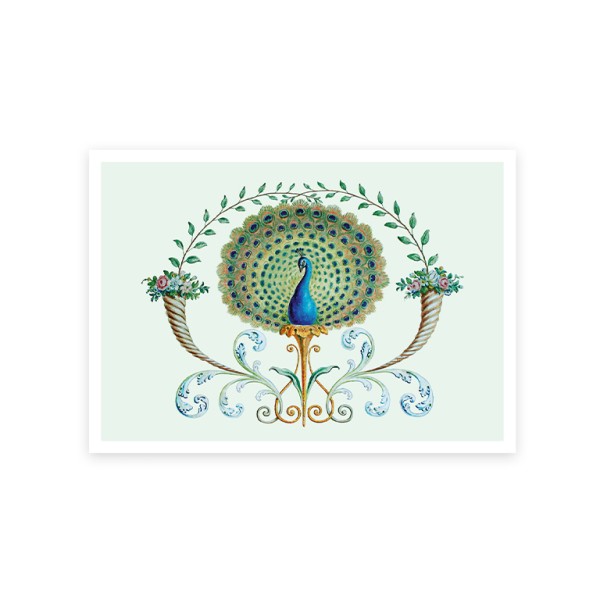 Print A5 . GARTENREICH WÖRLITZ . PANTHEON PFAU . edited by muse