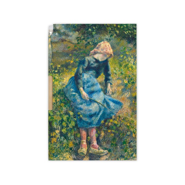 Notizblock . PISSARRO . DIE SCHÄFERIN . edited by muse