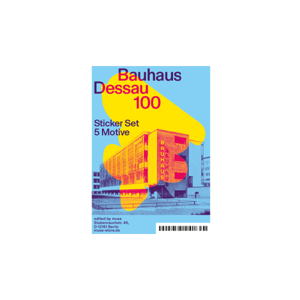 Stickerset Din A7 . BAUHAUS DESSAU 100 . edited by muse