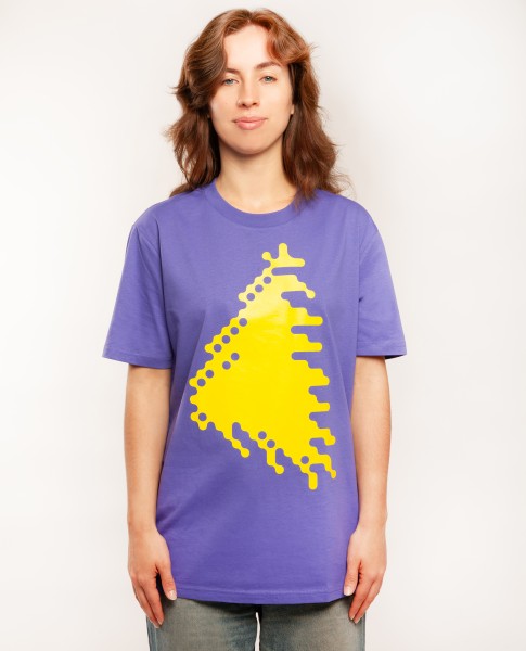 T-Shirt . BAUHAUS DESSAU 100 . Purple