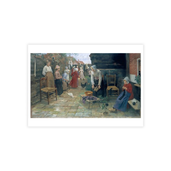 Postkarte Din A6 . AVANTGARDE . DER LEIERKASTENMANN KOMMT . edited by muse