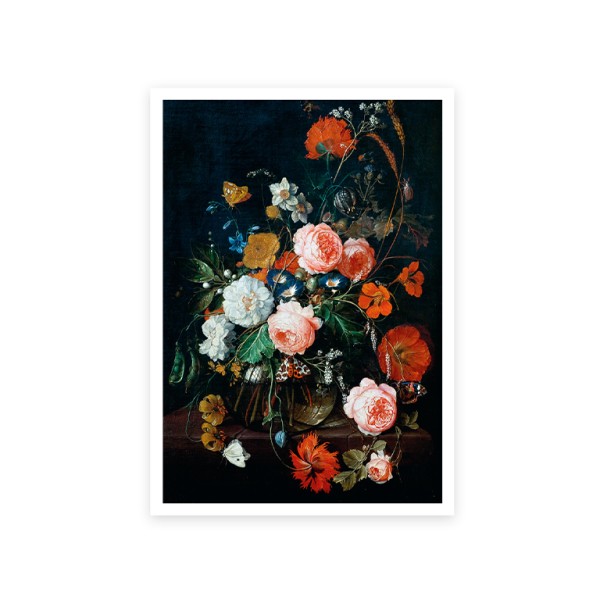 Print A5 . GARTENREICH WÖRLITZ . BLUMEN GLASGEFÄSS . edited by muse