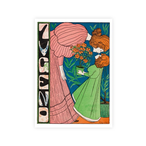 Print A4 . JUGENDSTIL . JUGEND BLUMENKIND . edited by muse