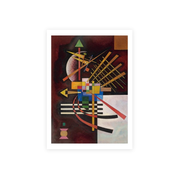 Postkarte Din A6 . OBEN UND LINKS . edited by muse