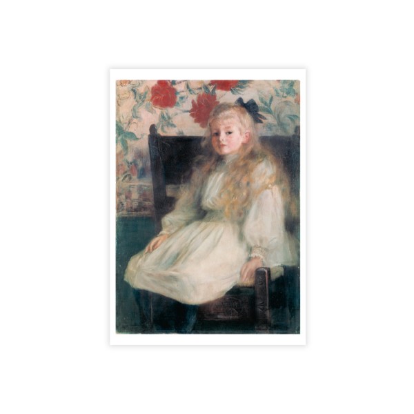 Postkarte Din A6 . AVANTGARDE . BILDNIS EINES KLEINEN MÄDCHENS . edited by muse