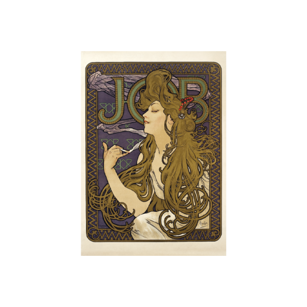 Postkarte Din A6 . MUCHA JOB . edited by muse