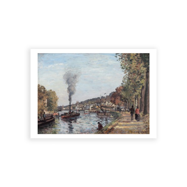 Postkarte Din A6 . PISSARRO . SEINE IN BOUGIVAL . edited by muse