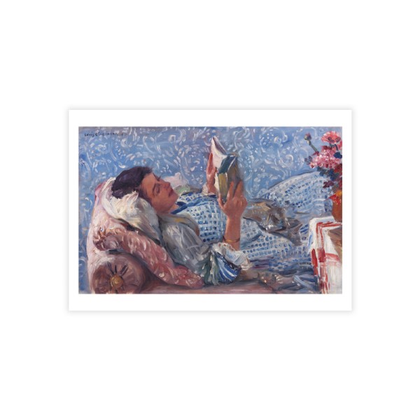 Postkarte Din A6 . AVANTGARDE . DIE LESENDE . edited by muse