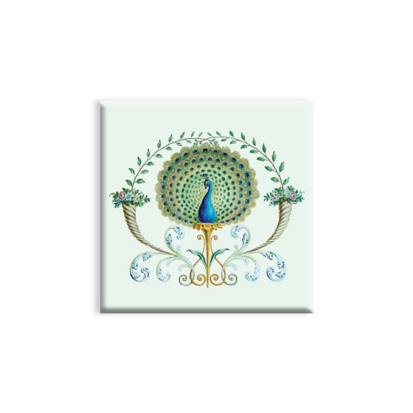 Magnet . GARTENREICH WÖRLITZ . PANTHEON PFAU QUADRATISCH . edited by muse