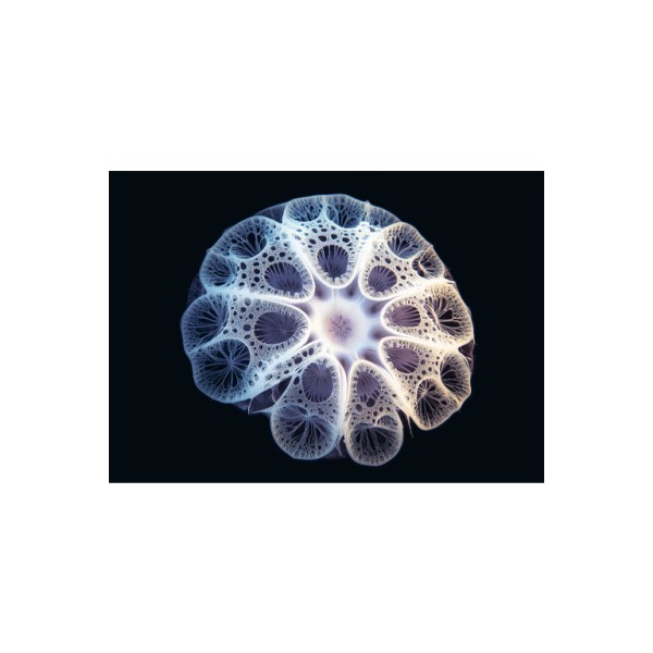 Postkarte Din A6 . DIGITAL BY NATURE . DIGITAL ABYSSES AI I . GLOSSY . edited by muse