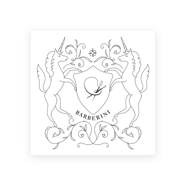 Ausmalkarte . WAPPEN EINHORN . edited by muse